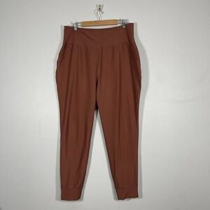 Old Navy Active Powersoft High Rise 7/8 Jogger Copper Maple Go Dry